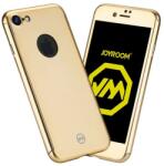 Flippy Husa Apple iPhone 6+/6S+ Joyroom (Fata + Spate) Auriu + Folie de protectie (01495)