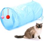 AVEX Jucarie pentru pisica de tip Tunel, lungime 50 cm, culoare albastru (ZW8A)