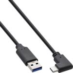 InLine Cablu USB 3.2 Gen2-A la USB type C drept/unghi 90 grade T-T 1.5m, InLine IL35714W (IL35714W)