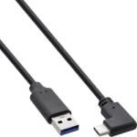 InLine Cablu USB 3.2 Gen2-A la USB type C drept/unghi 90 grade T-T 1m, InLine IL35711W (IL35711W)