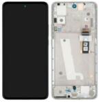 Motorola 5D68C20586 Gyári Motorola Edge 30 OLED kijelző érintővel ezüst kerettel, előlap (5D68C20586)