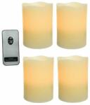 Lumineo LED gyertya távirányítóval 4db/csomag (40101569)
