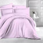 HomePuls Cearsaf de pat 2 persoane king size Damasc Bumbac 100% tip Hotel cu dunga 1 cm, 240x260 cm, Lila