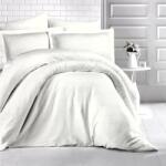 HomePuls Cearsaf de pilota 2 persoane king size Damasc Bumbac 100% tip Hotel cu dunga 1 cm, 200x230 cm, Crem Deschis