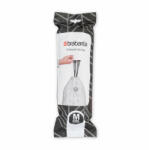 Brabantia Sac de gunoi Brabantia marimea M, 60L, 10 bucati, alb 1004145 (1004145)