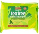 Beauty Formulas Șervețele demachiante pentru față - Beauty Formulas Tea Tree Cleansing Wipes 30 buc