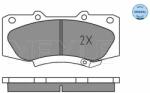 MEYLE set placute frana, frana disc MEYLE 025 252 0917 - automobilus