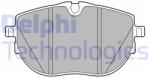 DELPHI set placute frana, frana disc DELPHI LP3651 (LP3651)