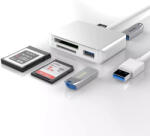 Rocketek USB 3.0 5Gbps memóriakártya olvasó CF / SD, microSD / TF (CR306-B) - smartdiszkont