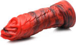 Creature Cocks Fire Dragon Red Scaly Silicone Dildo Dildo