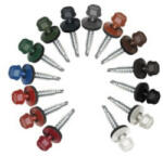  Önfúró lemezcsavar hatlapfejű, peremes, EPDM-mel, kb. DIN 7504/K (k=4.9-5.1), RAL6011 (rezedazöld), 4, 8x19V14 (07504048001900056011)