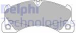 DELPHI set placute frana, frana disc DELPHI LP3593 (LP3593)