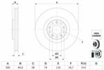 Bosch Disc frana BOSCH 0 986 479 E88 (0 986 479 E88) - automobilus