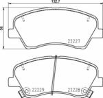 BREMBO set placute frana, frana disc BREMBO P 30 098