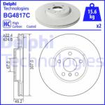 DELPHI Disc frana DELPHI BG4817C (BG4817C) - automobilus