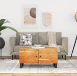 vidaXL Măsuță de cafea, 80x50x40 cm, lemn masiv acacia/lemn prelucrat (350637) Masa de cafea