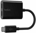 Belkin Connect USB-C Audio + Charge Adapter Black F7U081btBLK (F7U081btBLK)