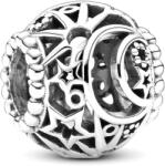 Pandora Moments Áttört nap, csillagok és hold ezüst charm - 799183C00 (799183C00)