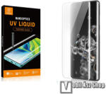 Amorus SAMSUNG Galaxy S20 Ultra, Galaxy S20 Ultra 5G, AMORUS UV Liquid üvegfólia, Full cover, 0, 3mm, 9H, Átlátszó