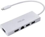 ASUS HUB USB ASUS DONGLE OS200, 2 x USB3.0, 1 x VGA, 1 x HDMI, 1 x RJ45 (Alb) (90XB067N-BDS000)