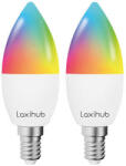 Laxihub Bec LED inteligent Laxihub LAE14S Wifi Bluetooth TUYA (pachet de 2) (6972055683634)