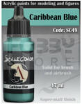 SCALE75 - SCALECOLOR Range - CARIBBEAN BLUE akrilfesték 17ml SC-49