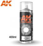 AK Interactive FINE PRIMER GREY SPRAY - szürke alapozó spray makettezéshez 400 ml AK1010