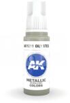 AK Interactive AK-Interactive - Acrylics 3rd generation Oily Steel 17ml - akrilfestékAK11211