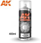 AK Interactive SEMI GLOSS VARNISH SPRAY - Selyemfényű lakk spray makettezéshez 400 ml AK1014