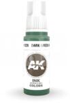 AK Interactive AK-Interactive - Acrylics 3rd generation Dark Green INK 17ml - akrilfesték AK11226