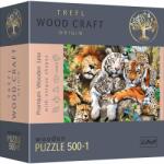 Trefl Puzzle din lemn Trefl din 500+1 de piese - Animale din junglă (20152) Puzzle