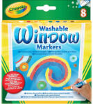 Crayola Crayola: set de 8 markere pentru pictat pe geam (58 8165)