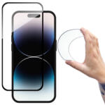 MG Full Cover Flexi Nano sticla temperata pentru iPhone 14 Pro, negru