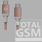ADAM elements CASA B200 USB-C/USB-C adat- és töltőkábel 200cm, rozéarany
