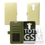 LG G4 H815 oldalra nyíló fehér notesz flip tok