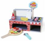 ECOTOYS Cuptor pentru pizza din lemn + accesorii Ecotoys 4366 (EDI4366) Bucatarie copii