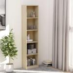 vidaXL Bibliotecă cu 5 rafturi, stejar sonoma, 40x24x175 cm, PAL (800849) Biblioteca