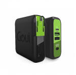 GOUI Mbala 8000 mAh, PD 18W gyors powerbank, külső töltő akkumulátor, 10W vezeték nélküli töltéssel, Led, USB Type-C, 2x USB (G-KITWIRELESS)