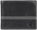 Timberland Portofel din piele/textil pentru barbati Timberland Milled Quad Stitch, Negru