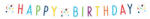 Amscan Banner Happy Birthday - Confeti
