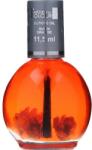 Silcare Olaj körömre és körömágybőrre virágokkal Narancs és ecsettel - Silcare Cuticle Oil Rubin Orange 11.5 ml