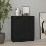 vidaXL Servantă, negru, 60x30x70 cm, lemn prelucrat (811062) Comoda