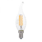OPTONICA led filament gyerty aüveg 400 lumenes 4W meleg fehér 1414 (SP1414)