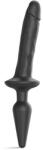 Strap On Me Realistic Switch Plug-in 2in1 Dildo & Butt Plug Black S Dildo
