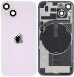 Apple iPhone 14 Plus - Hátsó üveg + Kamera lencse + Fémlemez + Magsafe mágnes (Purple), Purple