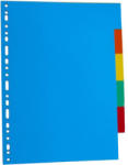 OPTIMA Separatoare carton color, 5 culori/set, OPTIMA