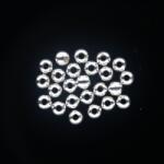  Margele Argint 925 Rotunde - Shiny Bead 4.0x4.0H1.0 mm - 4 Buc