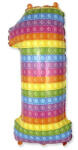 Godan Pop It 1-es szám fólia lufi 69 cm (MLG312898)