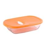 Marinex Vas dreptunghiular cu capac de plastic, 1, 8 litri, Sempre (N1-6112C)