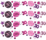 Amscan Confetti roz sclipici 30